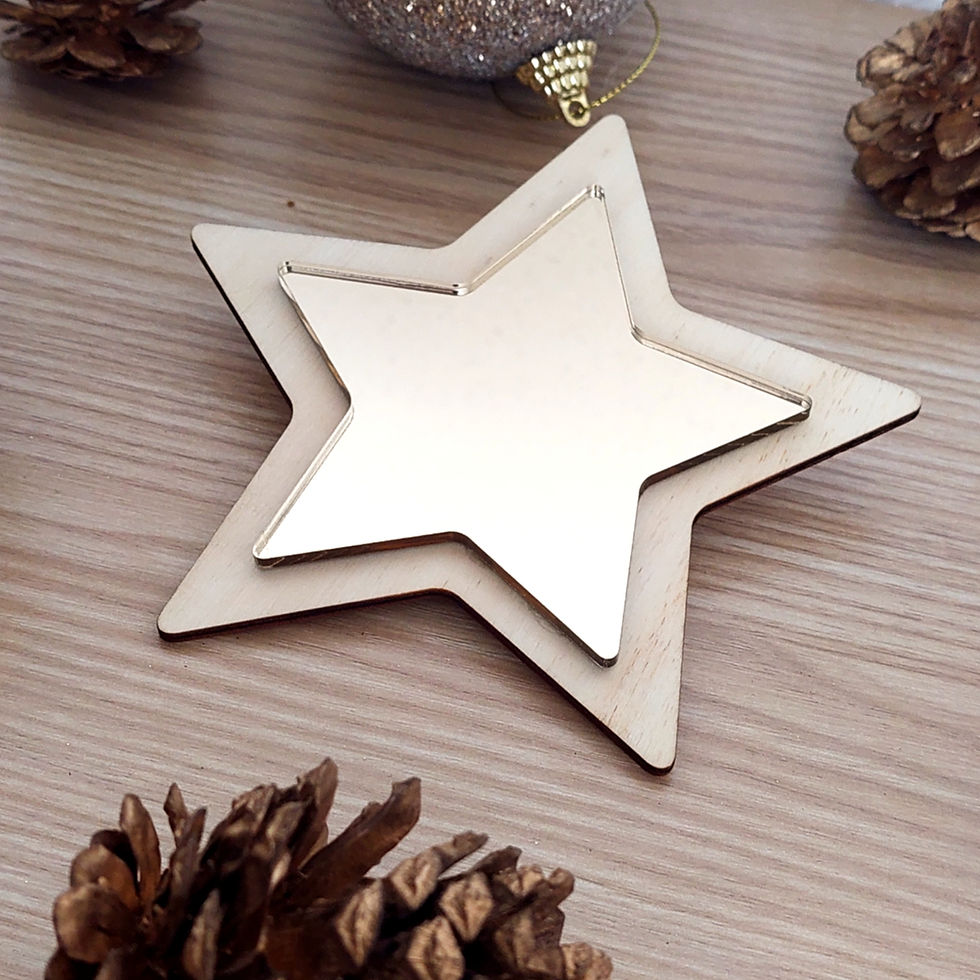 Miniature : L'étoile de Noël à fixer au Sapin