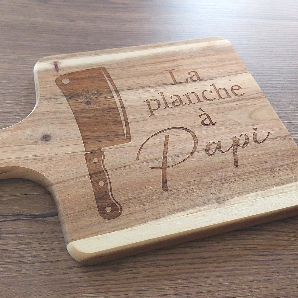 Miniature : Planchette apéritive en bois personnalisée