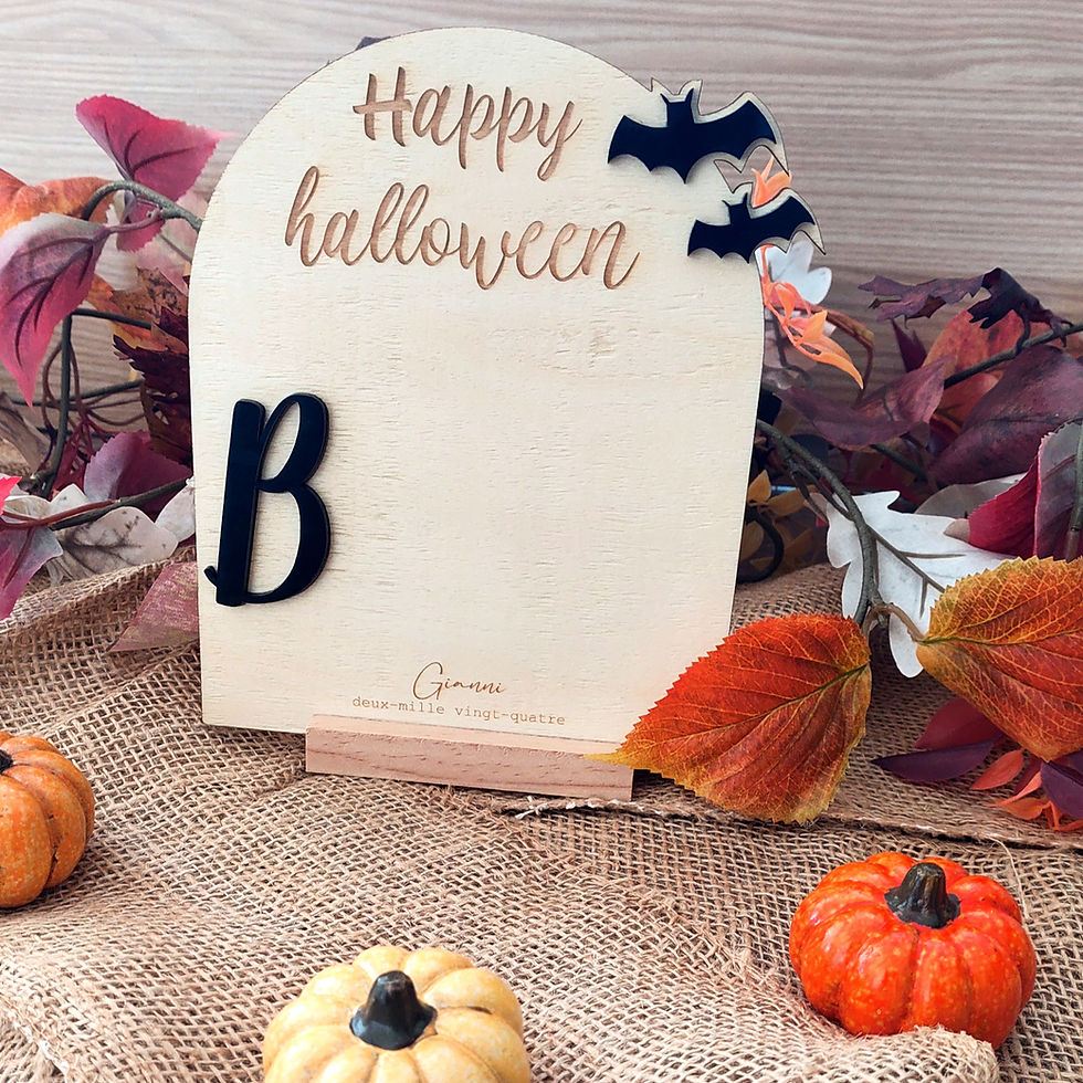 Miniature : Pancarte Halloween