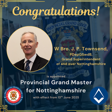 Appointment of our next Provincial Grand Master