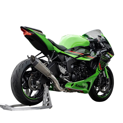 Kawasaki ZX-6R Titanium full exhaust system | Blackbird Moto New