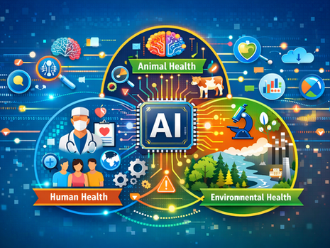 Image of AI as knowledge translation infrastructure generated with ChatGPT