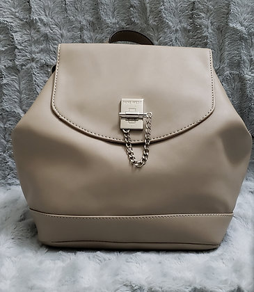 nine west leather backpack