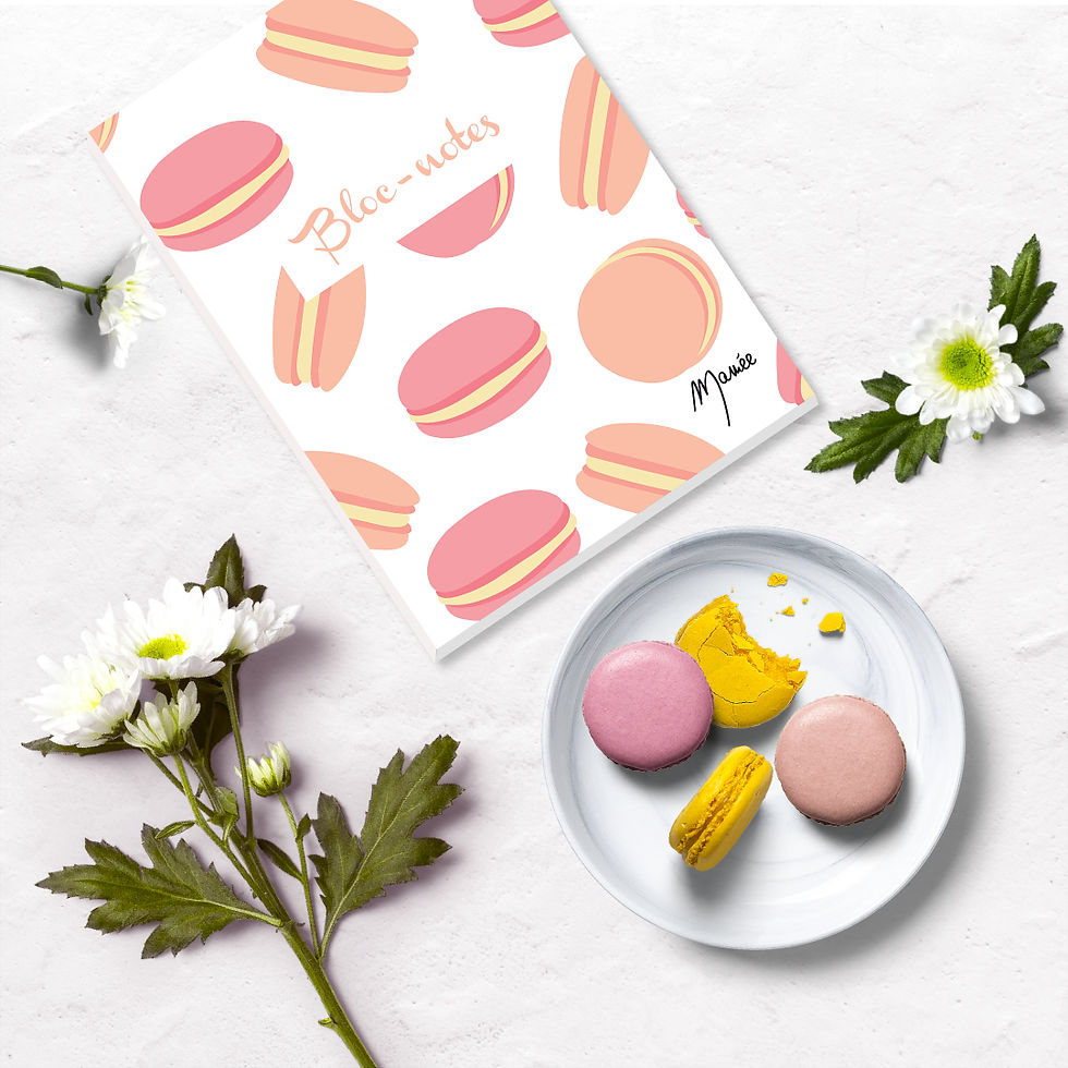 Miniature : Bloc-notes macarons
