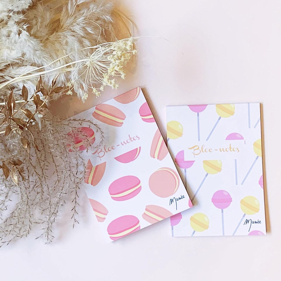 Miniature : Bloc-notes macarons