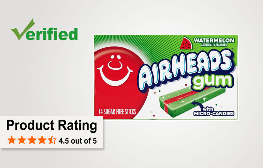 Airheads Sugar-Free Gum with Micro-Candies Review