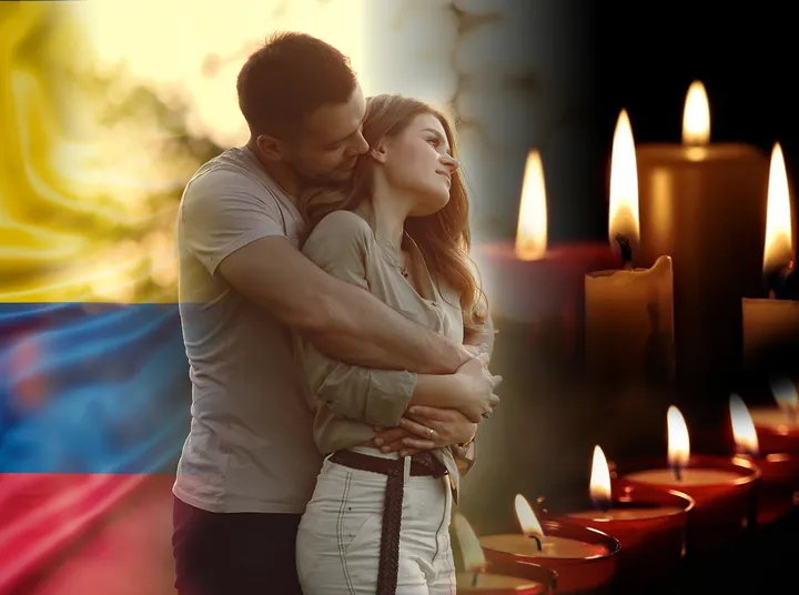 pareja feliz después de un amarre de amor