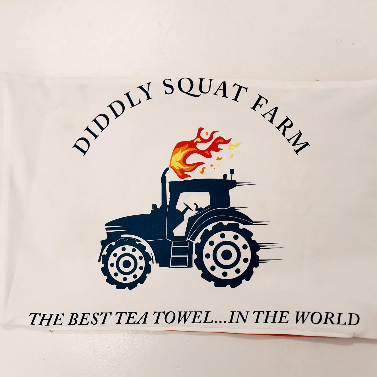 Cushion cover Lambo tractor Diddly Squat Farm