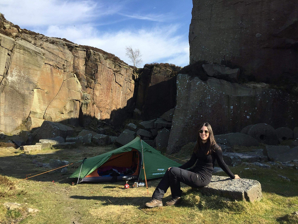 Solo Travel Burbage South Edge, Peak District, UK