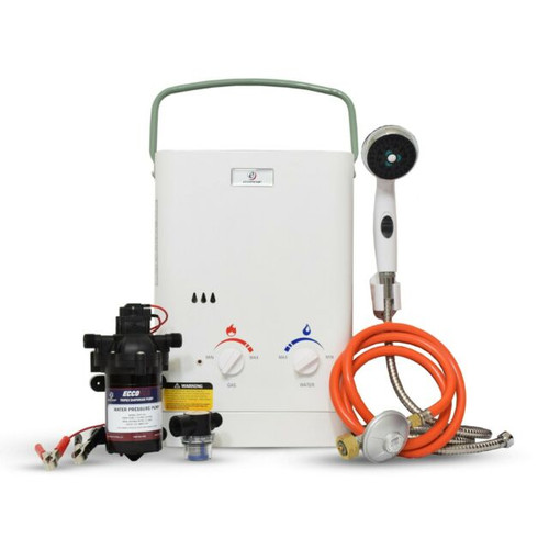 Portable Tankless Eccotemp Horse Shower Eccotemp L5 GPM Propane