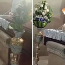 Desgarrador: Perro salta al ataúd de su dueño y protagoniza una escena de lealtad infinita