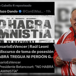 ¡No quiere admistia!