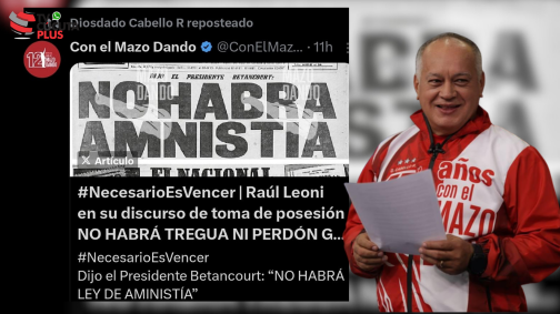 ¡No quiere admistia!