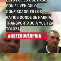 Esto fue lo que pasó con el vehículo confiscado en Los Patios donde se habría transportado a Yulitza Toloza.