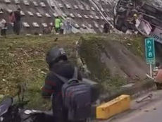 Grave accidente de tránsito en la vía Pamplona - Cúcuta