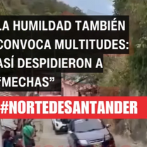 La humildad también convoca multitudes: así despidieron a “Mechas”