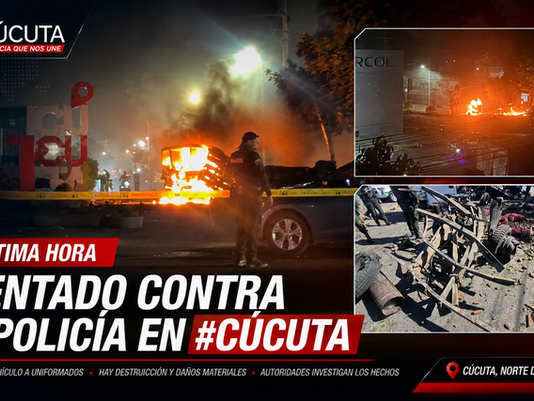 Atentado contra la policía en #Cúcuta