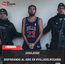 Hombre capturado tras disparar al aire con revólver ilegal en Villa del Rosario