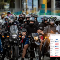 ¡Colombia se inundó de motos!