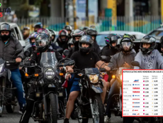 ¡Colombia se inundó de motos!
