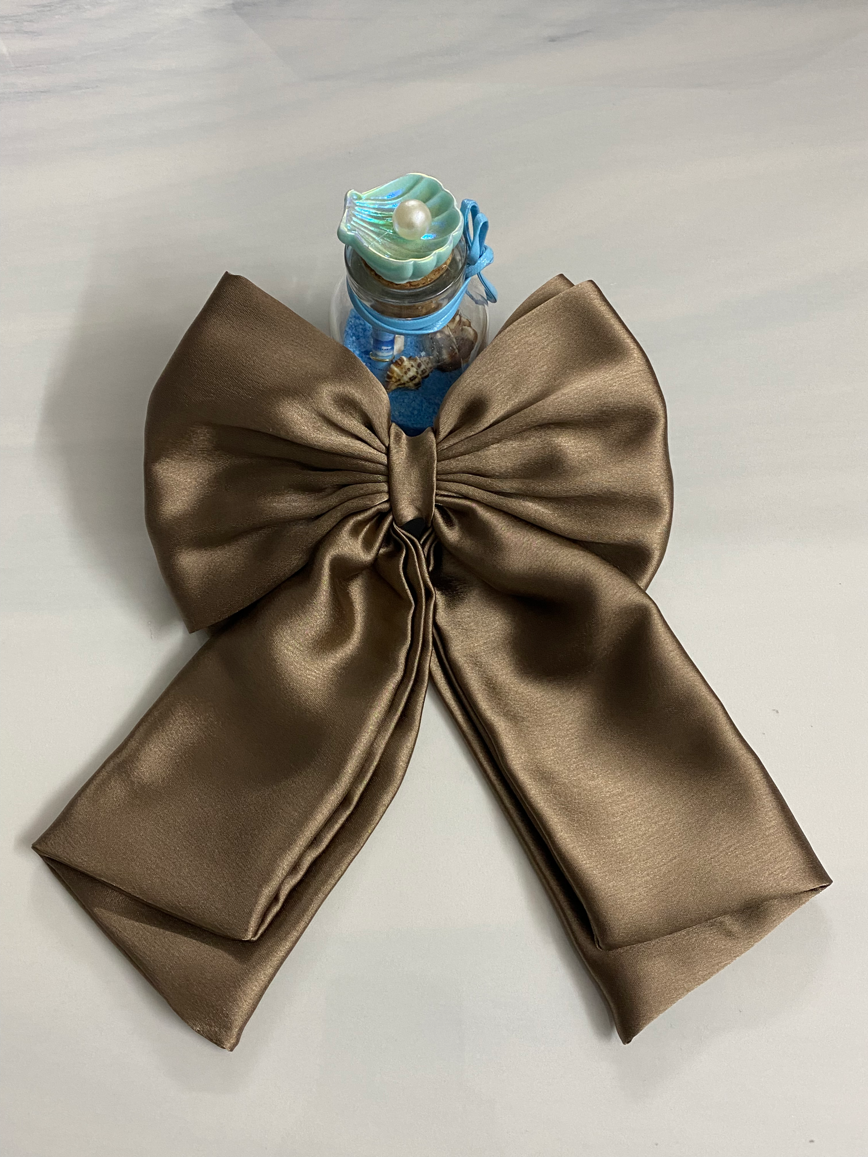 Mocha Brown Parisian Bow