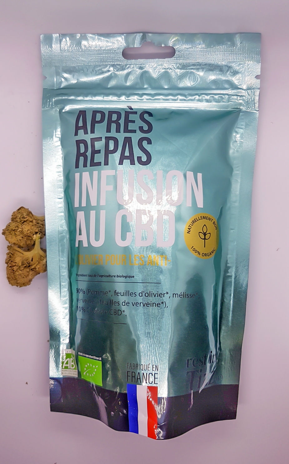 Infusion au CBD après repas
