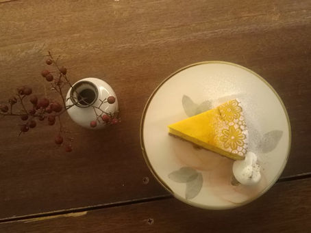 かぼちゃのチーズケーキ。