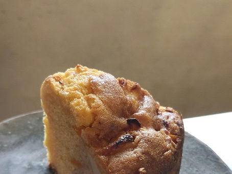 金柑とクリームチーズのバターケーキ。