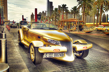 a random car in Dubai