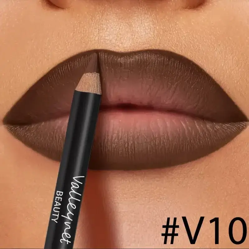 Thumbnail: 4pcs Lip Kit Set-3pcs Lip Liner+1pc Lip Glaze, Waterproof&Long-Lasting Matte