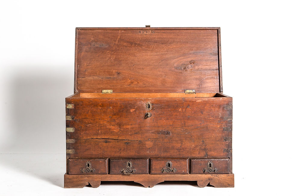 ภาพขนาดย่อ: Wooden box with 4 drawers