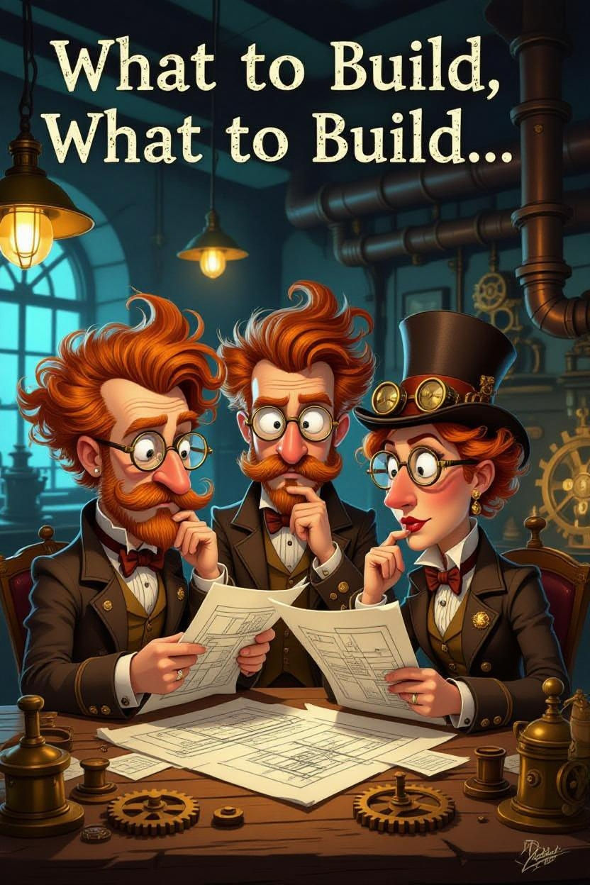 What to build, what to build?