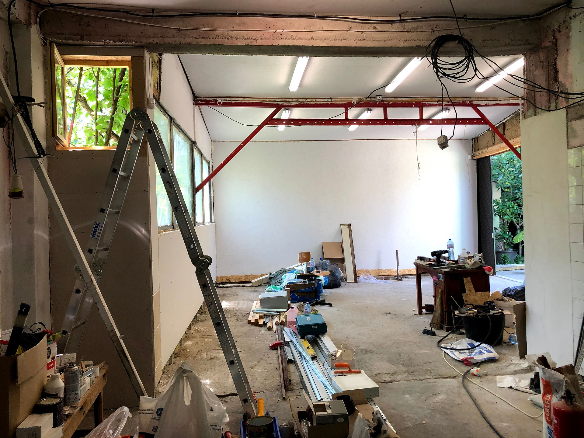The workshop is almost ready