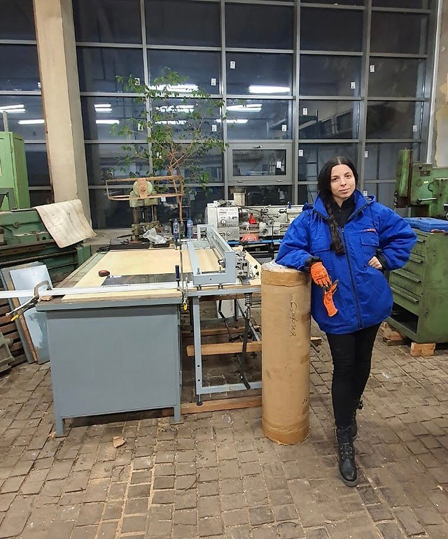 Galina near machine prototype