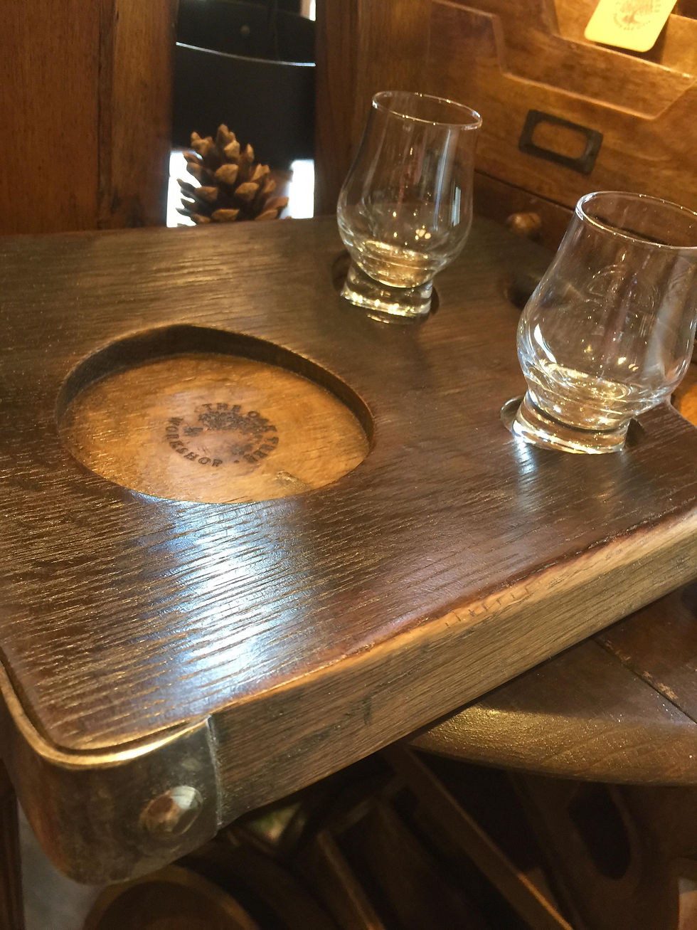Thumbnail: WHISKY BARREL STAVE SERVING BOARD