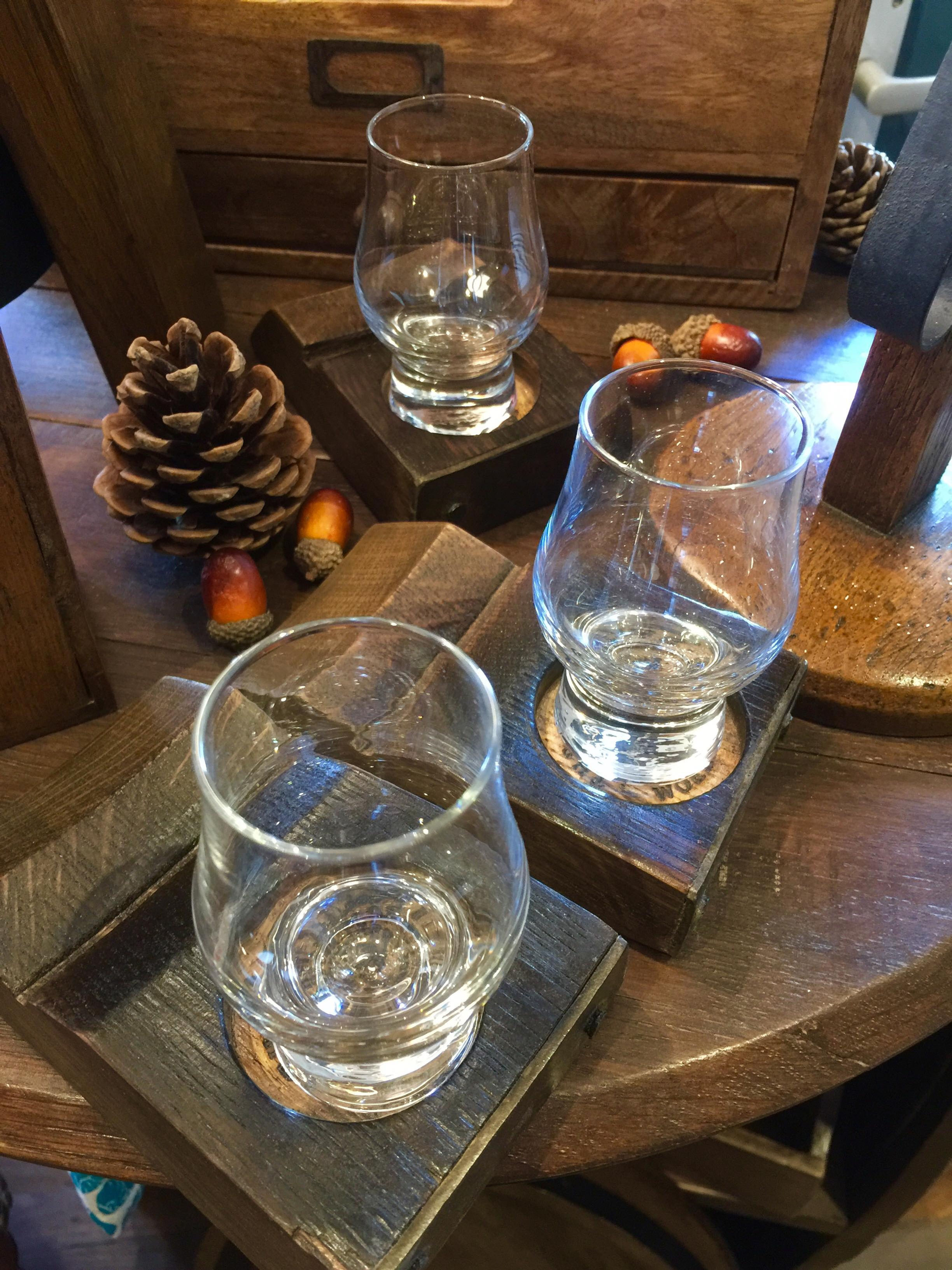 WHISKY BARREL STAVE COASTER