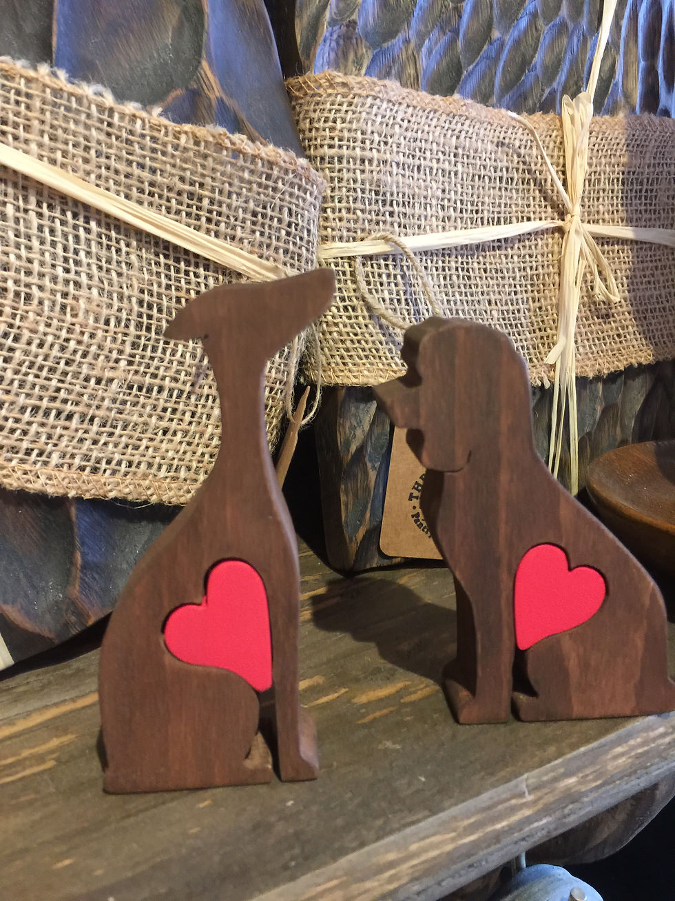 Thumbnail: WOODEN DOGS