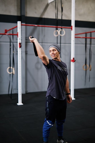 Greg Swinging Indian Club