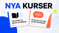 Nya kurser tillgängliga