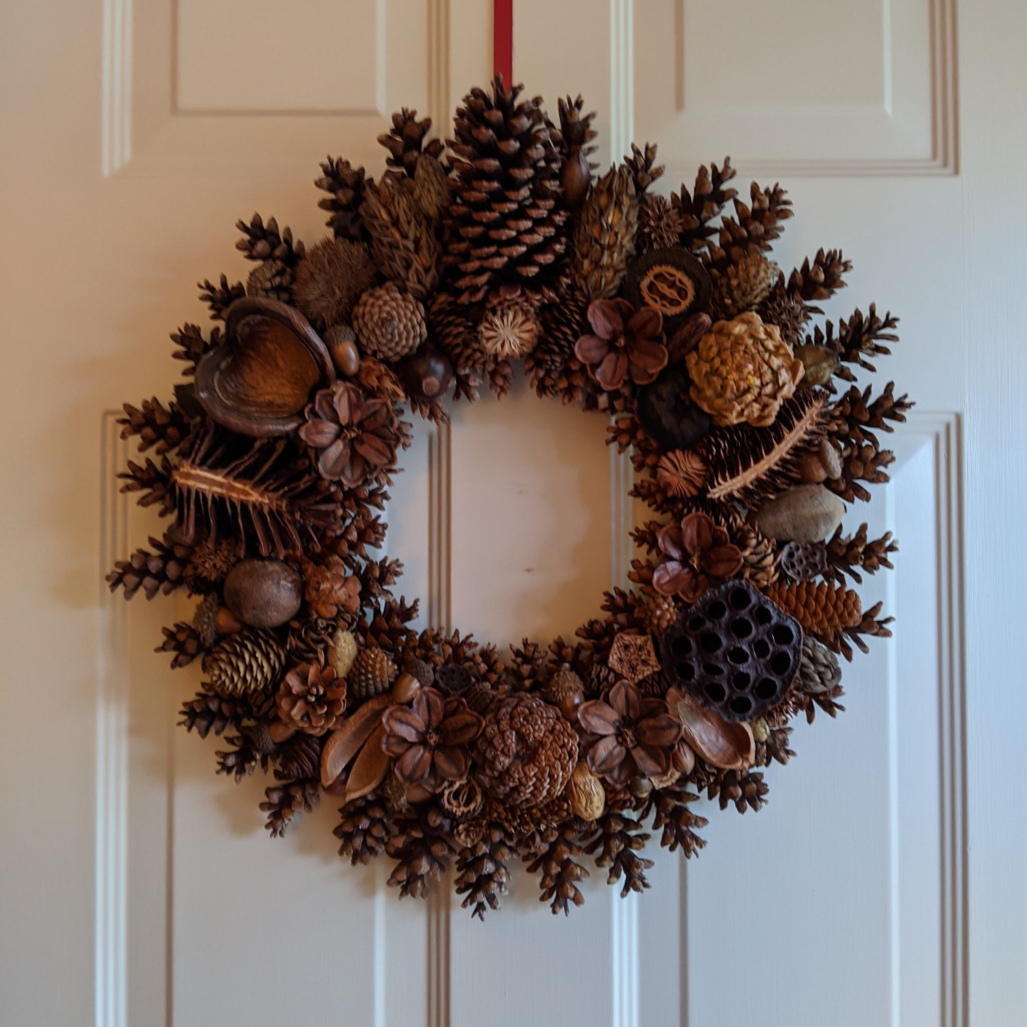The Ultimate Pinecone Wreath