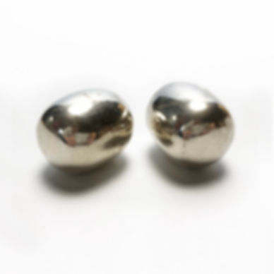 Pair of Piet Hein Silverplated Super Egg Drink Coolers
