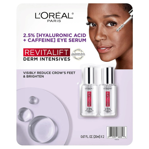 L'Oreal Paris Revitalift Hyaluronic Acid Eye Serum (0.67 fl. oz., 2 pk