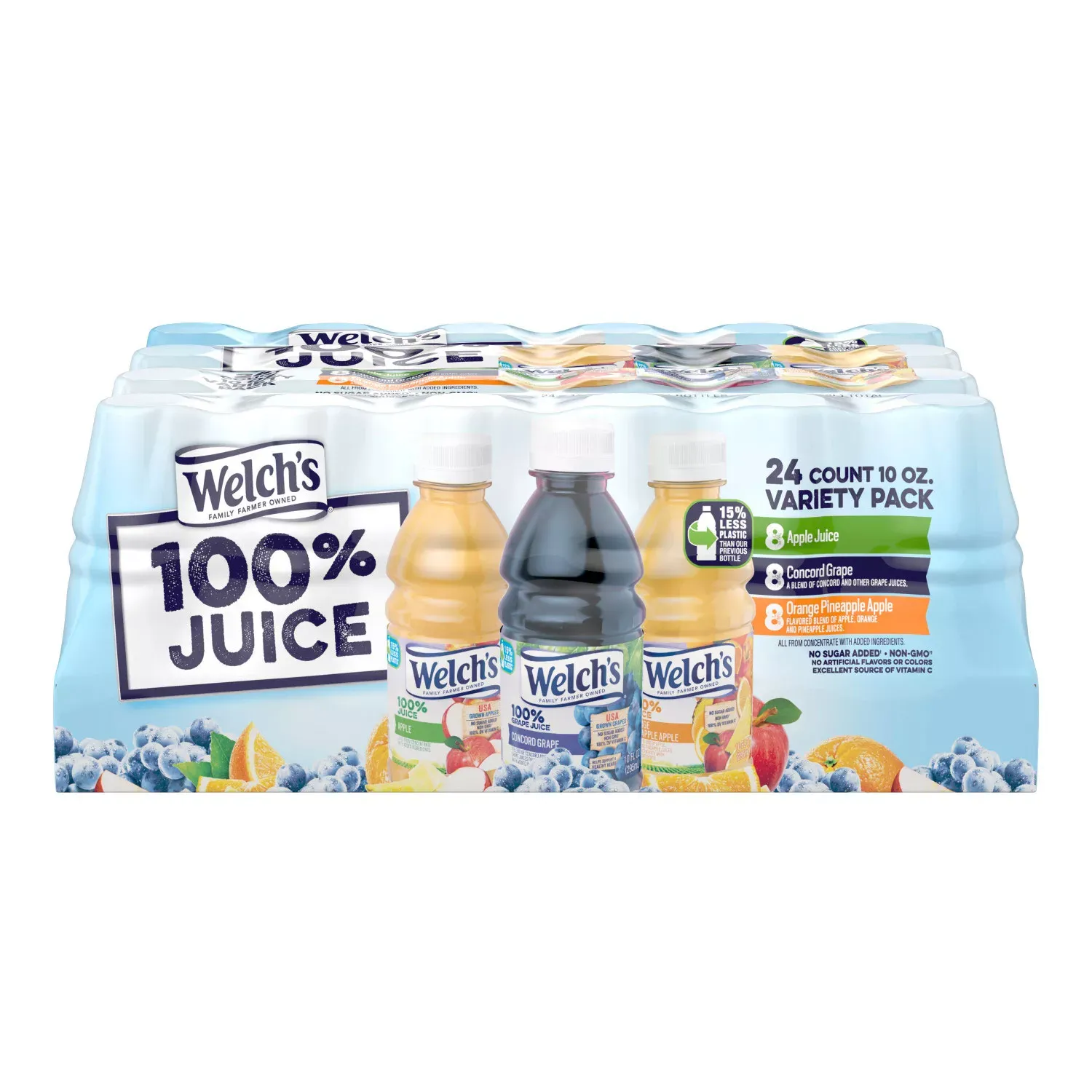 Welch's 100 Juice Variety Pack (10 oz., 24 pk.) UNIVERSALMAINTENANCE