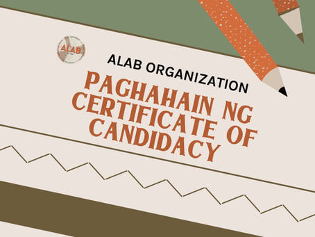 Paghahain ng Certificate of Candidacy