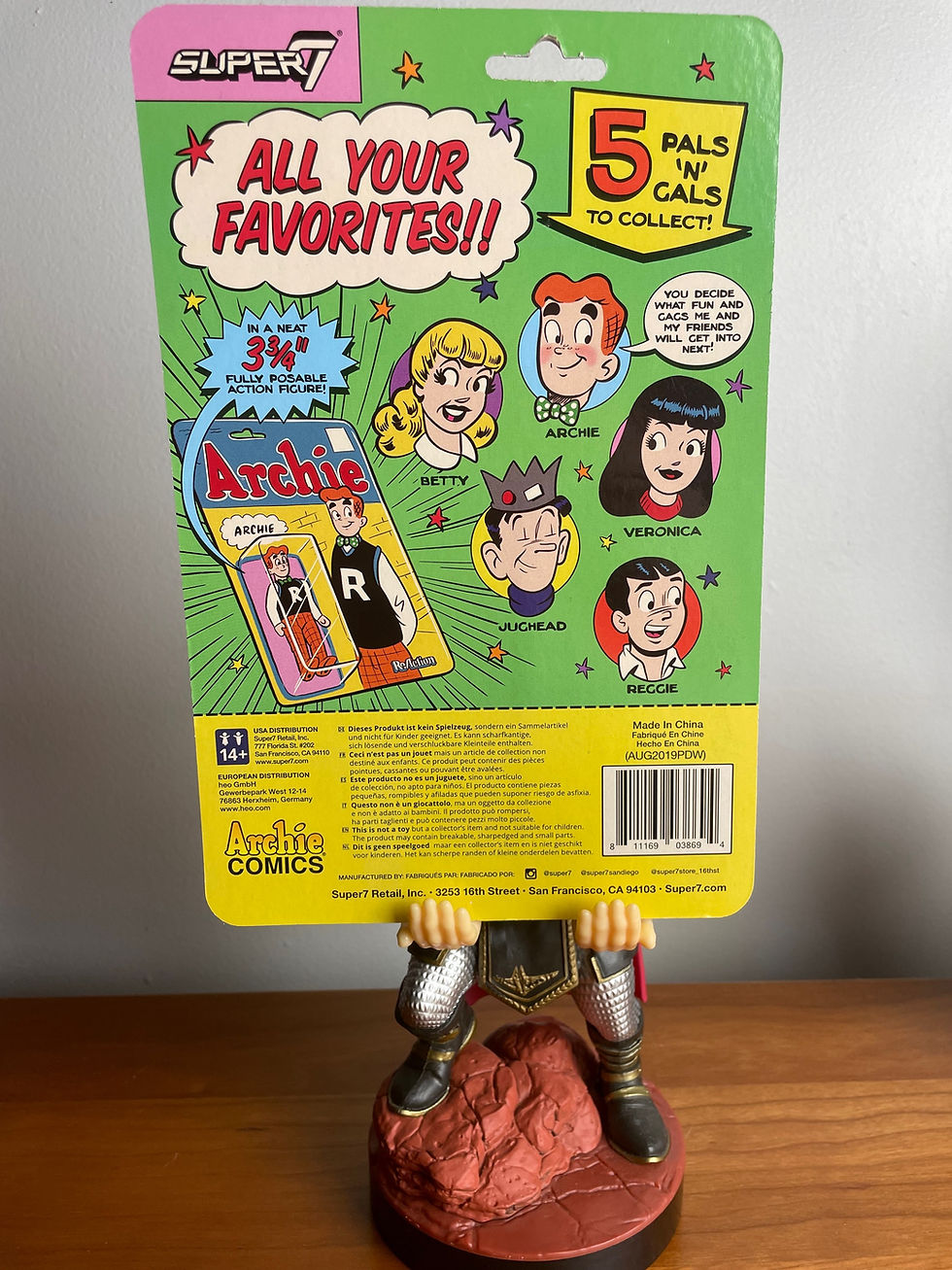 Thumbnail: Archie Comics Reggie Action figure Reaction Adult Collectible Super 7