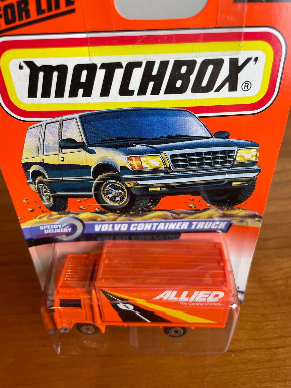 Thumbnail: 1999 Matchbox Volvo Container Truck Allied #22/75 USA Release