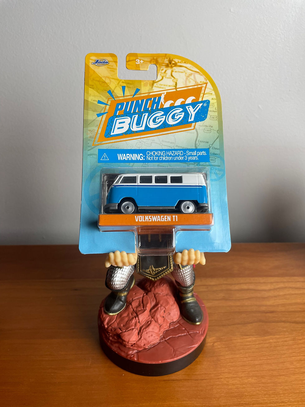 Jada Punch Buggy Slug Bug Volkswagen T1 Microbus Blue and White