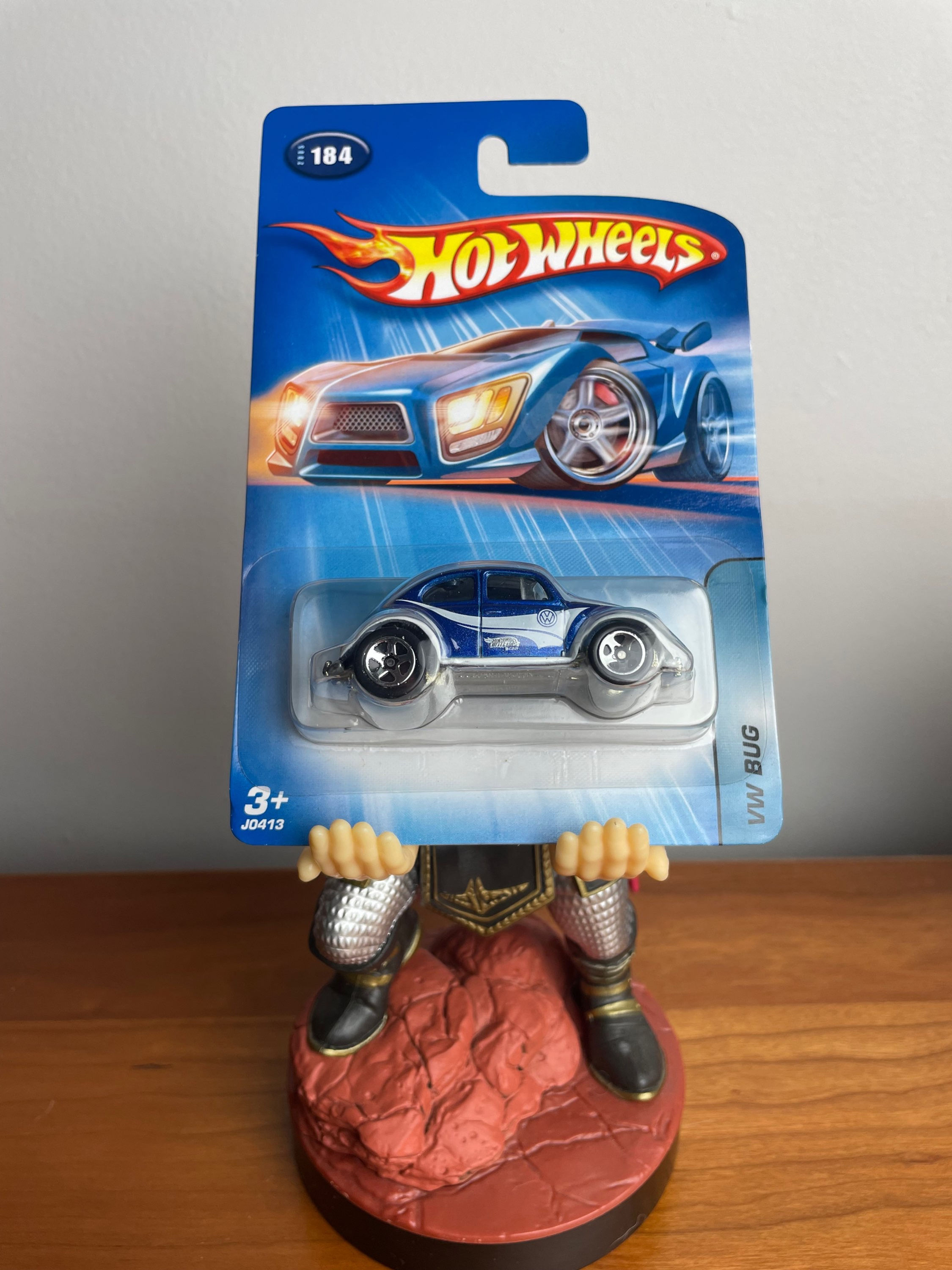 2005 Hot Wheels Kar Keeper VW Bug #184 Blue