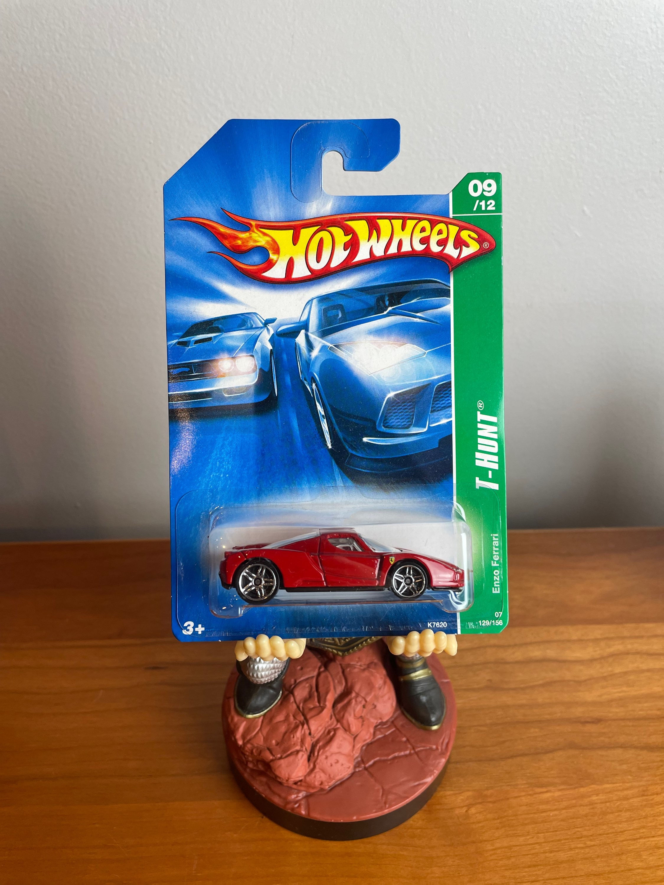 Red Enzo Ferrari Car Hot Wheels Treasure Hunt With Red Seats 9/12 Diecast