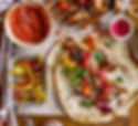 Arranged Food and Objects